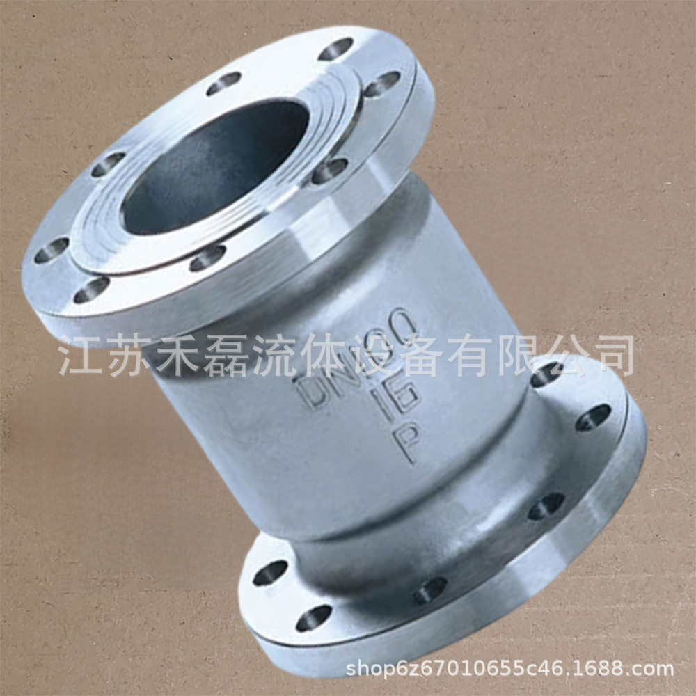 H42W25P16立式法兰止回阀竖装横WCB6寸5CF80DN150不锈钢单向阀316