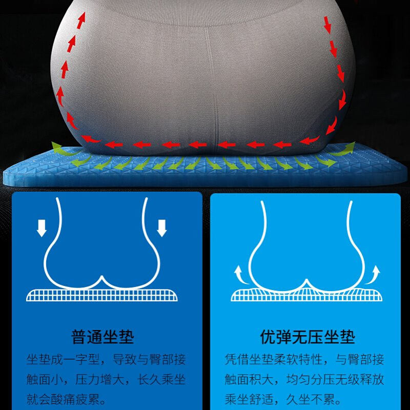 汽车坐垫夏季凉垫四季通用垫子透气夏凉用品货车通用座椅冰丝座垫