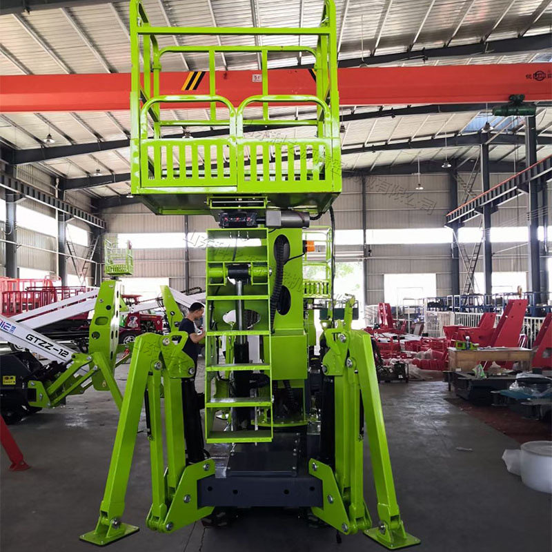 自走式液压升降工作平台曲臂式360度旋转高空作业车高空升降车