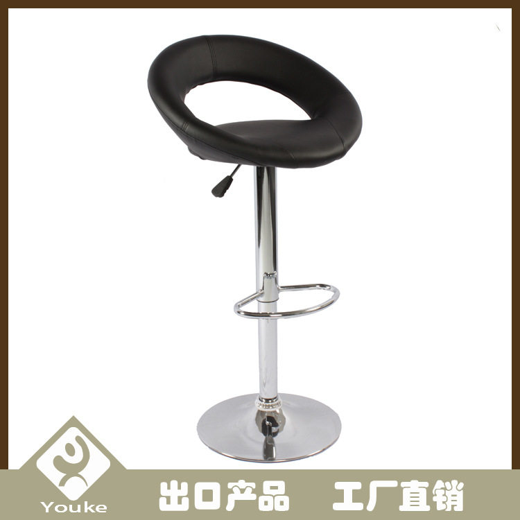 贸易出口升降旋转酒吧椅子高脚时尚简约欧式吧台转椅久坐前台椅