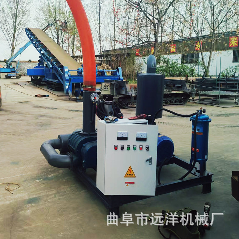 泥浆沙子抽料机工地石子吸料机真空输送机移动式吸料机