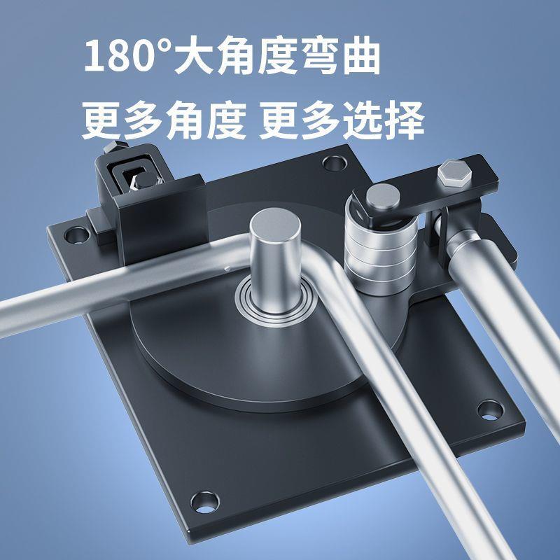新款小型弯箍机弯曲机钢筋折弯器手动打弯机手搬圆钢箍筋弯曲机器