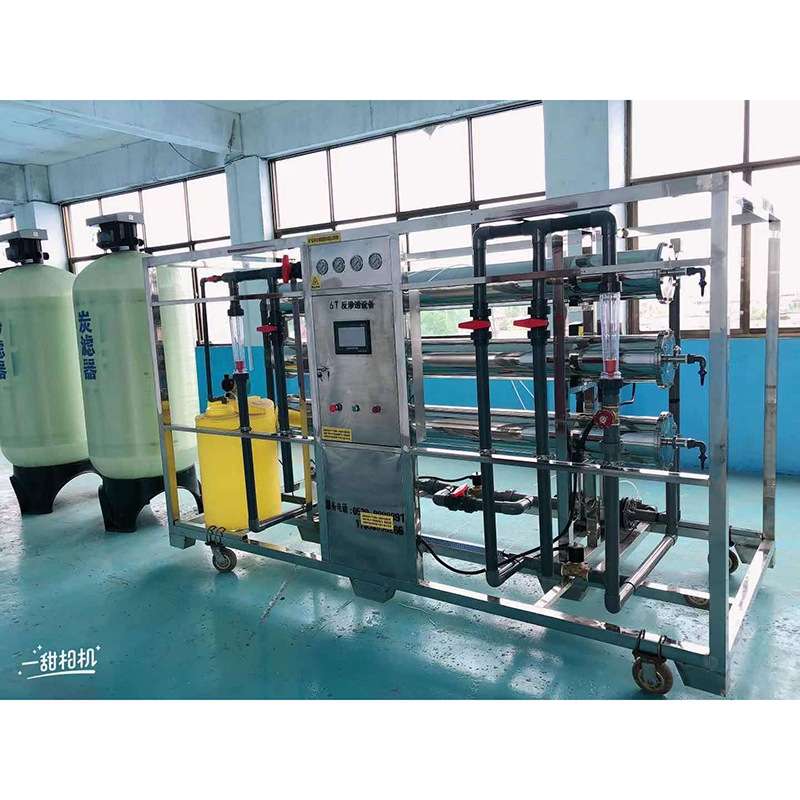 5吨带电控系统沙碳药净水设备 自动垡头RO膜反渗透水处理净水设备