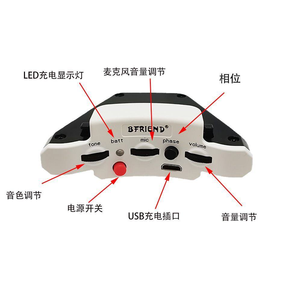 木吉他充电内置拾音器民谣古典尾钉拾音器安装简易快捷不伤吉他