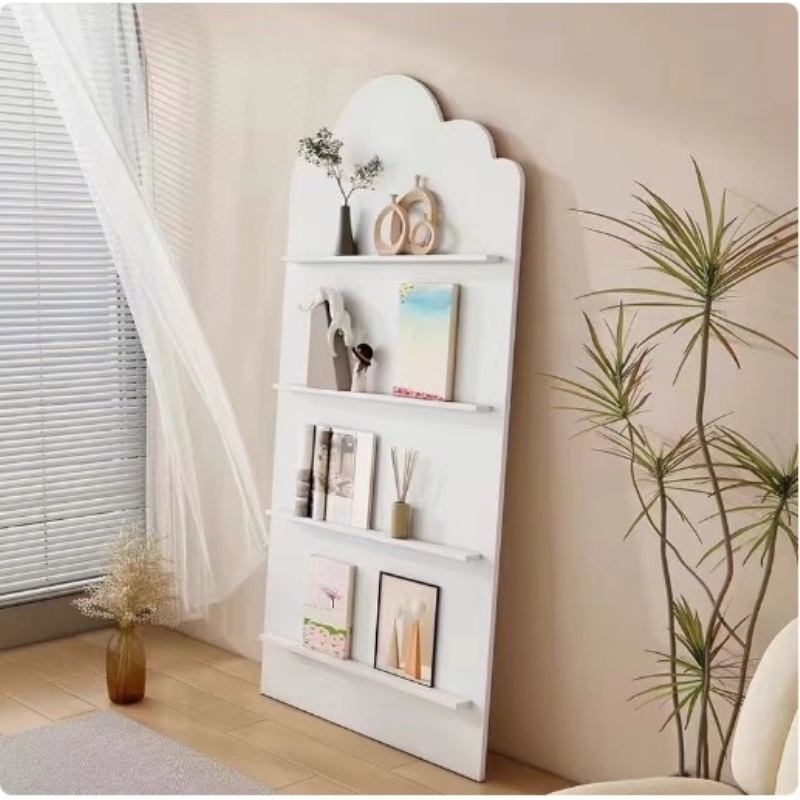 杂志架落地宣传展示架网红ins复古书报架客厅靠墙置物收纳架子