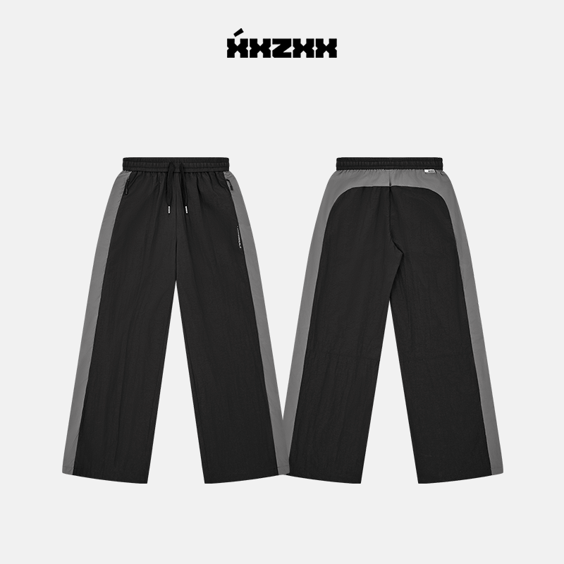 XXZXX防水拼接休闲裤男女同款