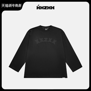 新款 XXZXX长袖 2025年秋季 亲子装 2115 T恤贴布绣宽松男女潮牌童装