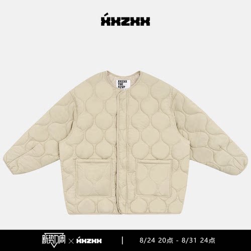 XXZXX潮牌棉服外套轻薄保暖棉衣