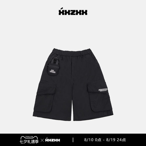 XXZXX潮牌美式工装短裤男女同款
