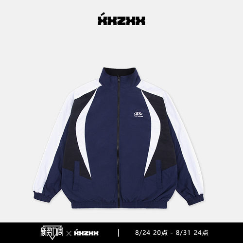 XXZXX潮牌美式复古立领夹克外套