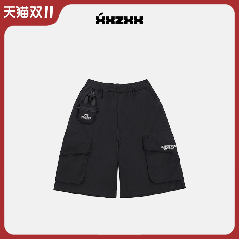 XXZXX潮牌美式工装短裤男女同款