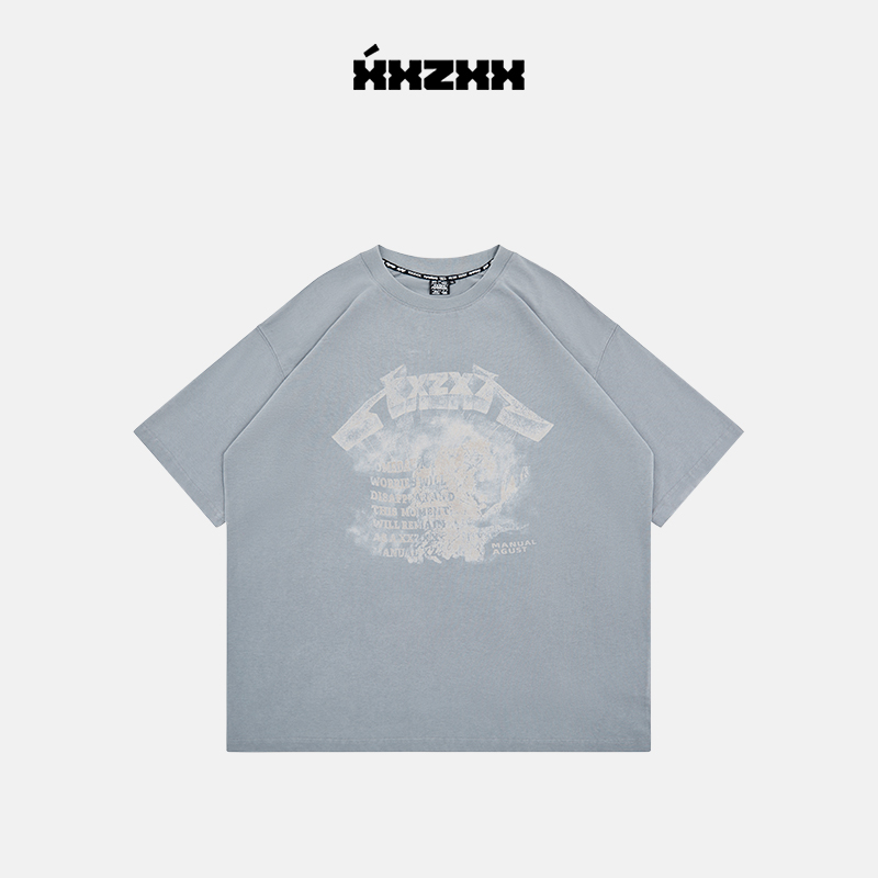XXZXX潮牌美式涂鸦短袖t恤男女款