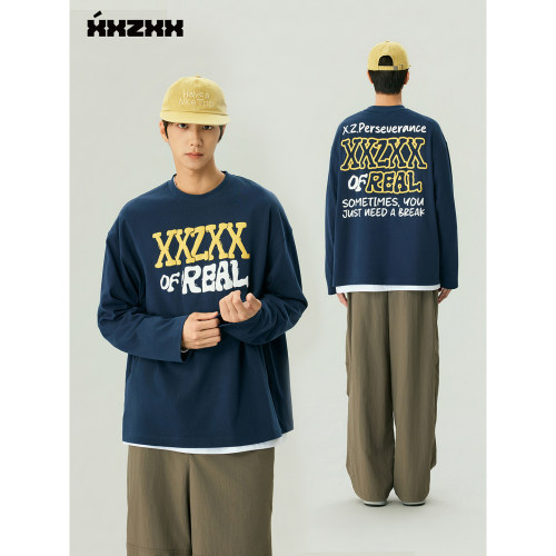 XXZXX长袖T恤男女同款潮牌