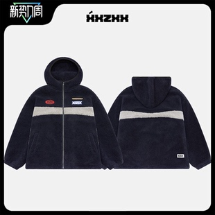 撞色摇粒绒外套男女同款 新款 潮牌童装 2025年冬季 5305 亲子装 XXZXX