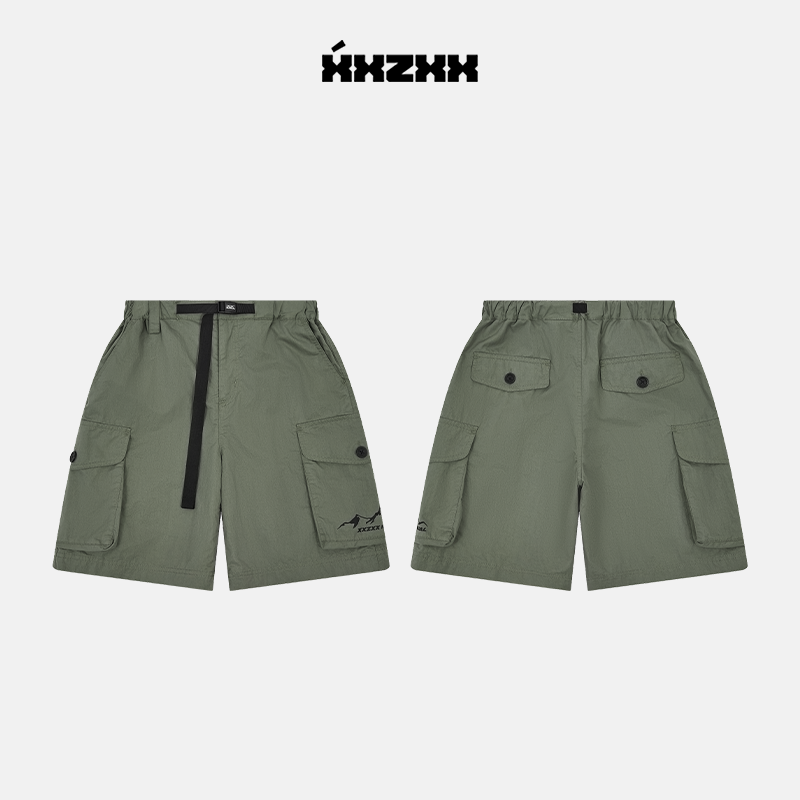 XXZXX潮牌防泼水面料工装短裤