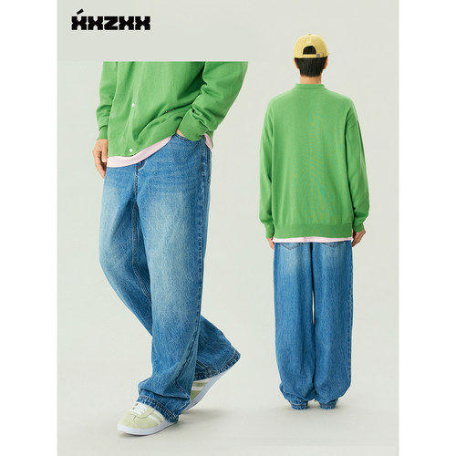 XXZXX牛仔长裤男女同款潮牌童装