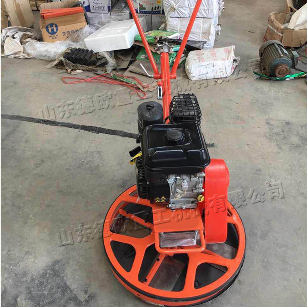 小型水泥地面收边机 汽油动力路面磨边机 手扶式混凝土地面抹光机
