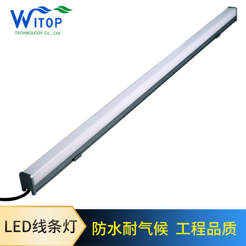 LED全彩8段48灯线条灯景观文旅工程护栏外墙夜景灯光秀 LED轮廓灯