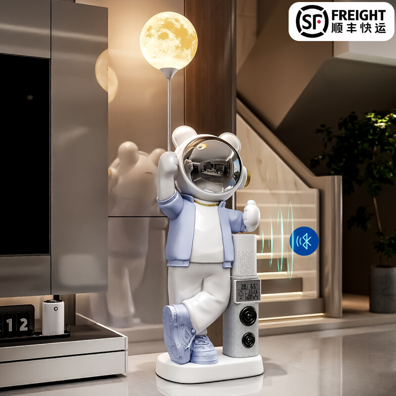 太空人落地摆件入户门口装饰品全套实用礼物手工新家乔迁入宅礼物