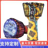 爆款 非洲鼓儿童幼儿园入门初学者10寸成人丽江专业12寸手鼓