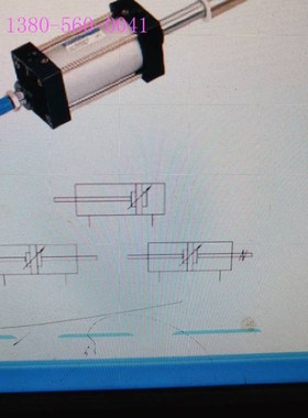 SCJ100*60-60 双轴行程可调气缸 宁波盛U达阳光SDPC