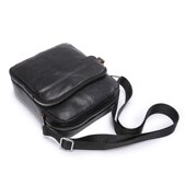 Genuine Men Cowhide Crossbody Mensb for Leather Bags Should