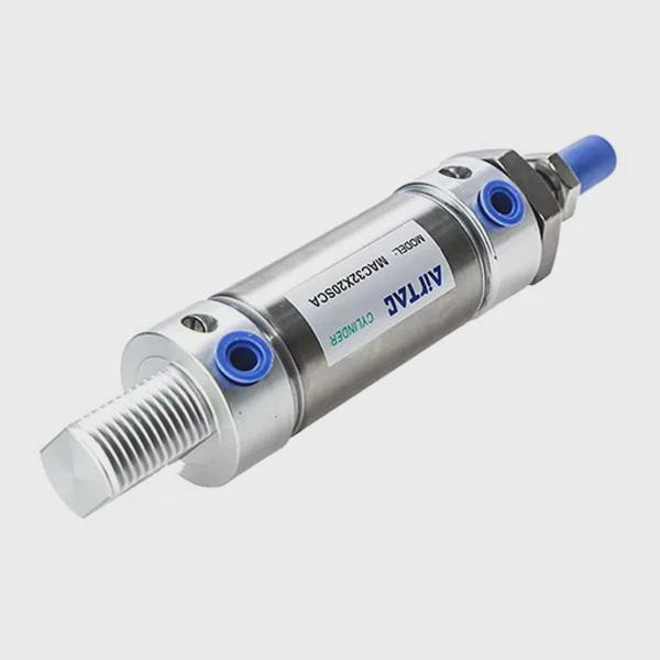 亚德客不锈钢迷你气缸MA20/MA25X175/200X250/3K00/350/400X500SC