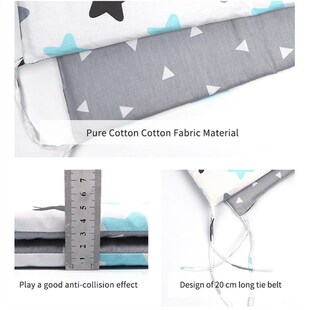 130*30cm Baby Bed Bumper Double-faced Newborn CriUb Around P