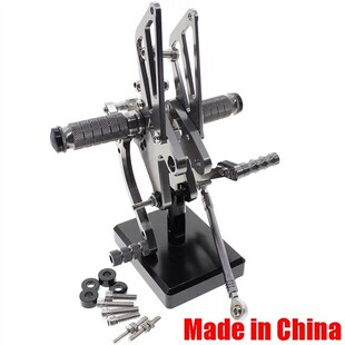 适用川崎Ninja250R2008-2012升高脚踏N总成 摩托车脚蹬支架挂挡