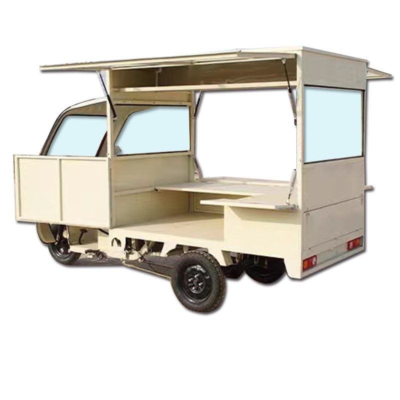 电动三轮烧烤油炸铁板车摆摊车小吃车烧烤K夜市炸串流动美食车凉