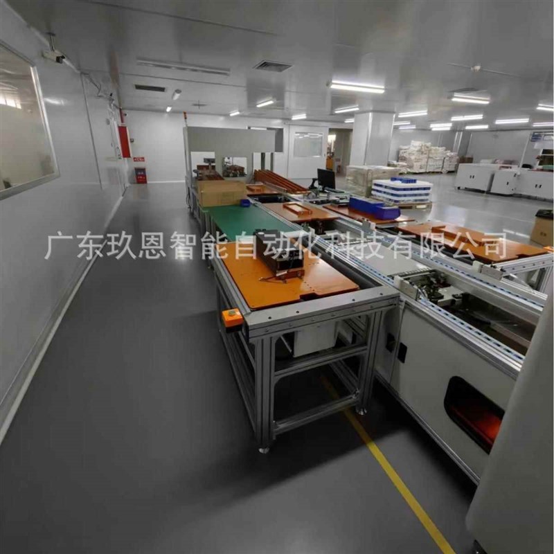 广东锂电池半自动生产r组装流水线动力电池倍速链装配线制造