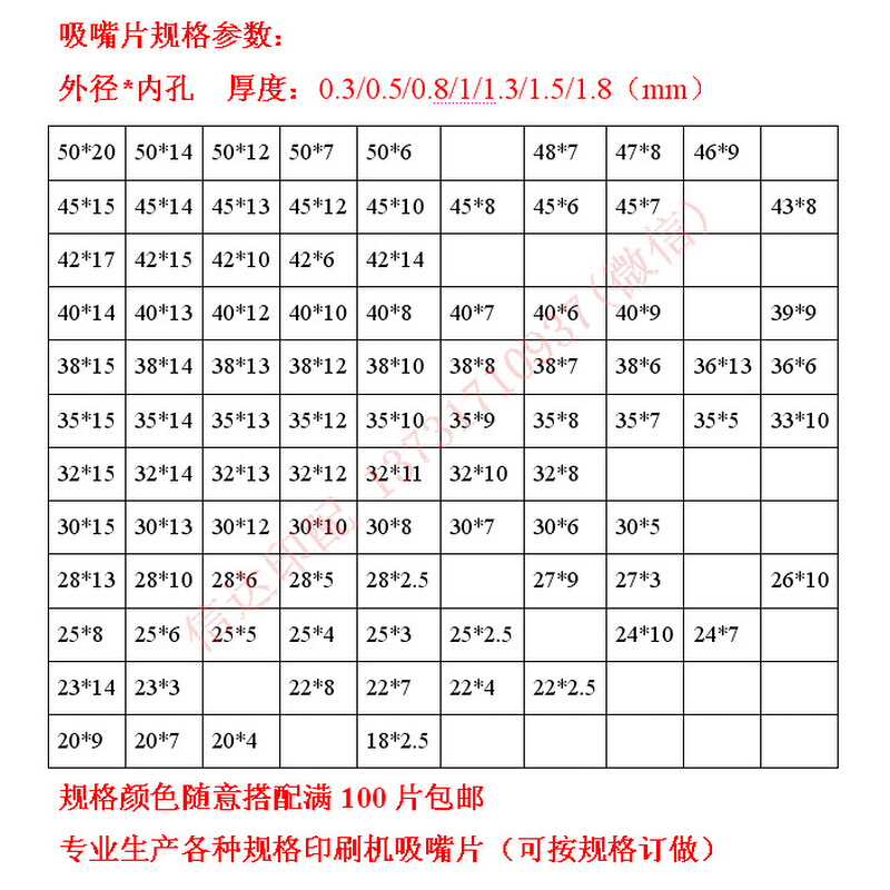 印刷机吸嘴片印刷机吸嘴皮模切机吸片覆膜机吸嘴皮牛筋吸嘴片吸嘴-封面