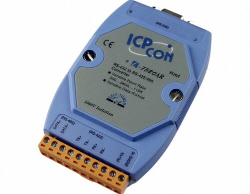 ICP CON 7520AR，通讯转化RS-232toRS-422/485