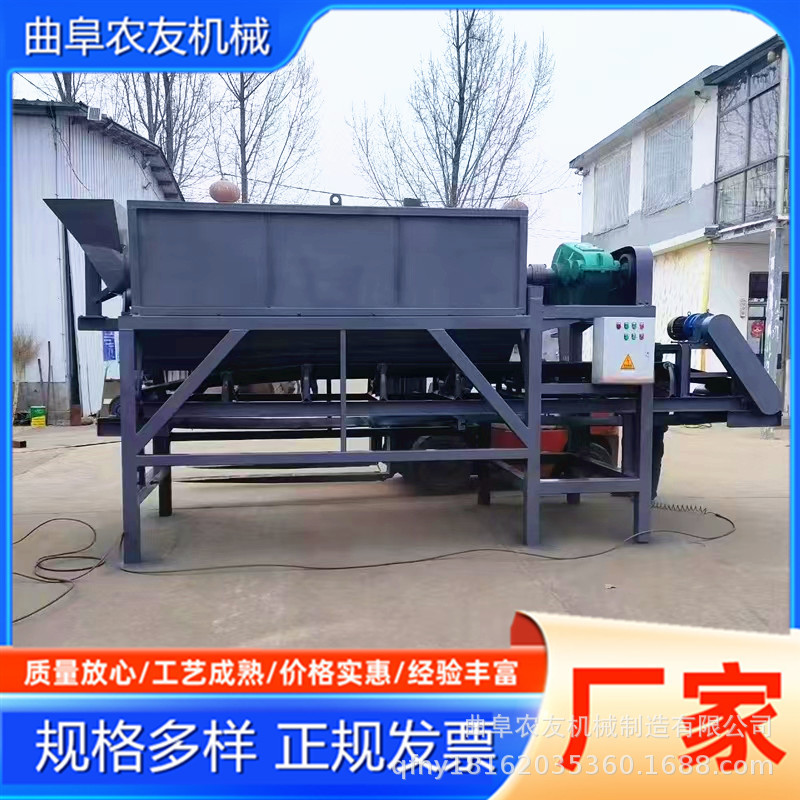 现货100升金属件除锈六角抛光机打磨工艺品石头去菱角滚筒干磨机