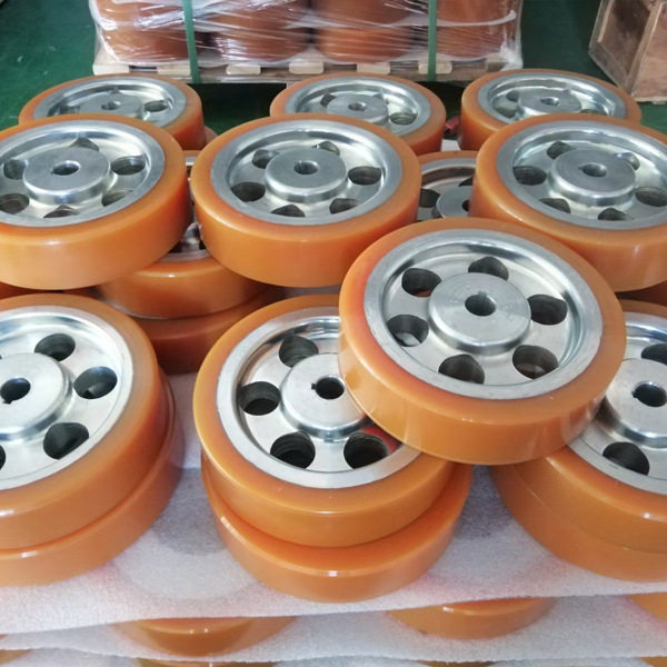 Vulkollan聚氨酯包胶轮 单轨吊驱动轮 耐磨耐用不掉屑