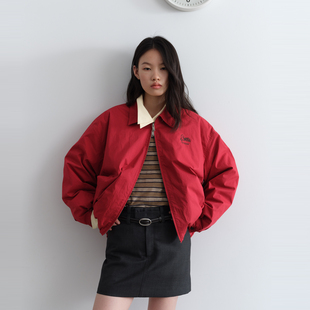 【小竹马胶囊】AVVENN立体刺绣轻薄翻领外套AK10502784