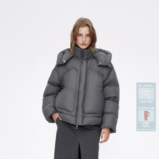 AVVENN羽连帽轻柔无负担泡芙羽绒服AM90501702
