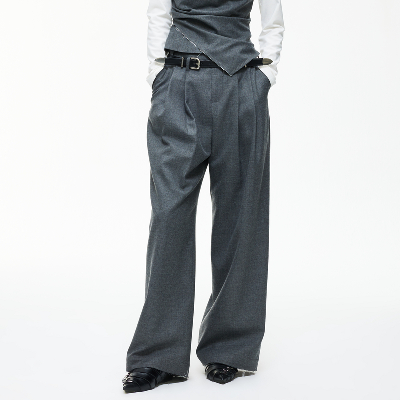 冬季长裤设计师AVVENN慵懒风