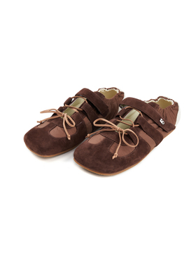 AVVENN设计师款圆润斜方头可爱时尚德训芭蕾鞋AL1P010713