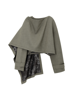 AVVENN设计师款斗蓬披肩AL10102758