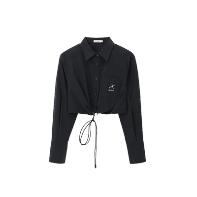 短款衬衣设计师AVVENN春季休闲