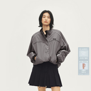 AVVENN设计师款 挺括有型户外风高级藏青休闲外套AL70110746