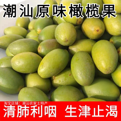 新鲜橄榄酸涩润肺现摘青橄榄新鲜生橄榄果适用煲汤泡酒腌制青橄榄