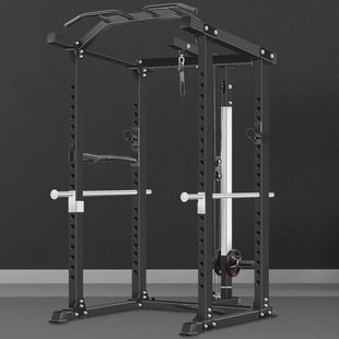 框式训练深蹲架卧推举重床蹲举架硬拉家用自由多功能综合健身器材