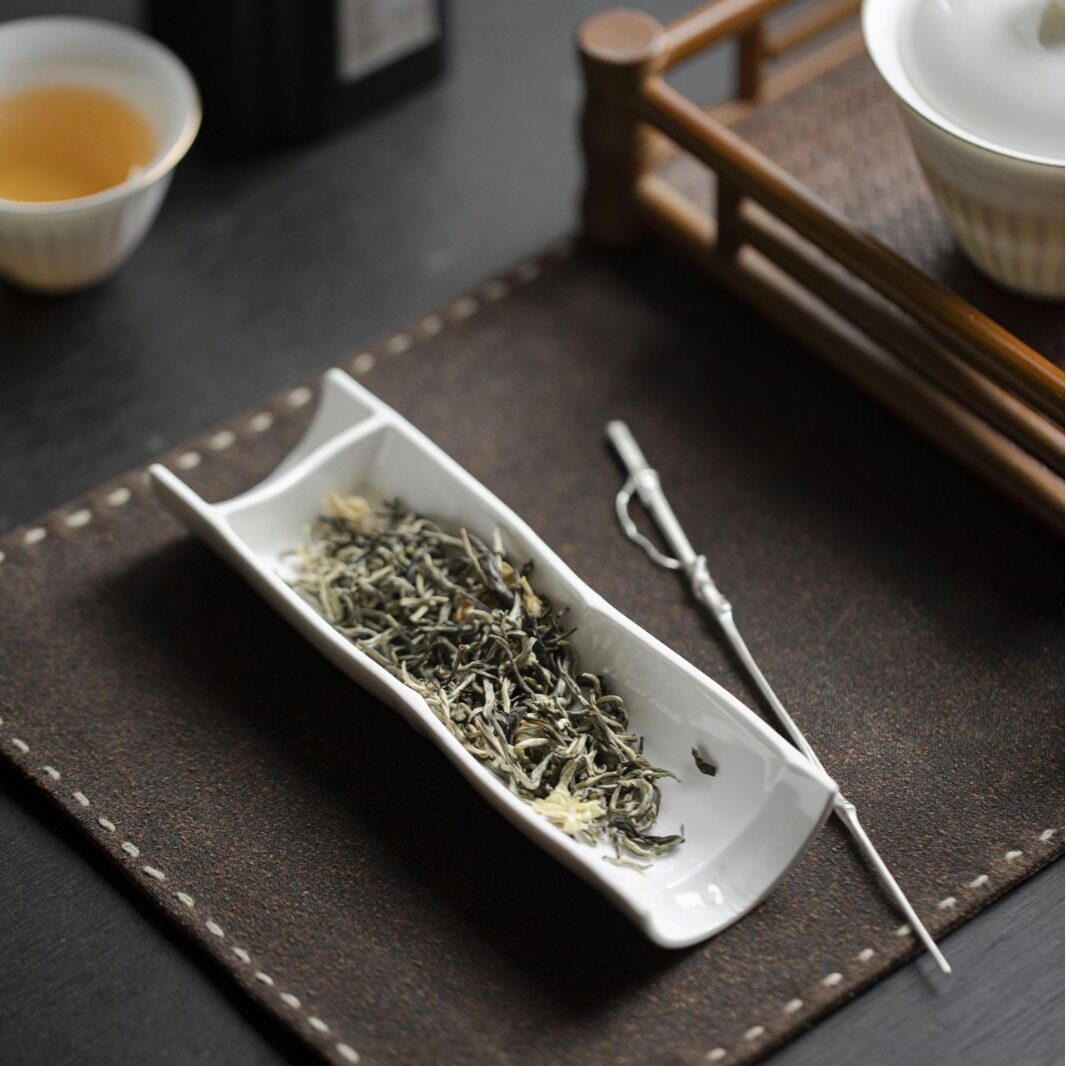 德化白几陶瓷白瓷茶具天使白竹节茶则分茶器单茶则厂家直销可批发
