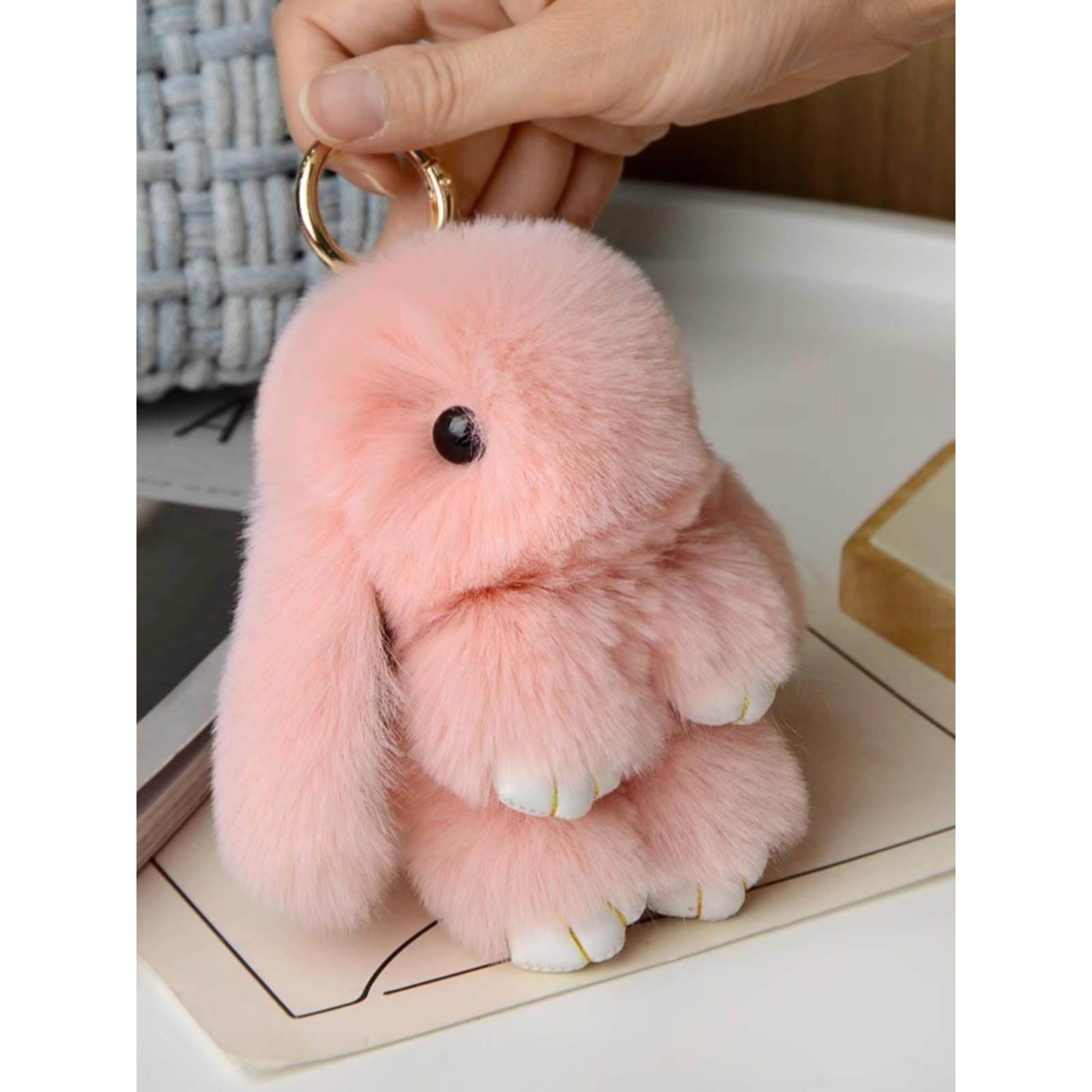 装死兔毛绒玩具公仔玩偶挂件萌小兔子垂耳兔书包迷你可爱钥匙扣