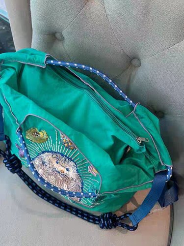 日系ballchain内胆包刺绣拉链