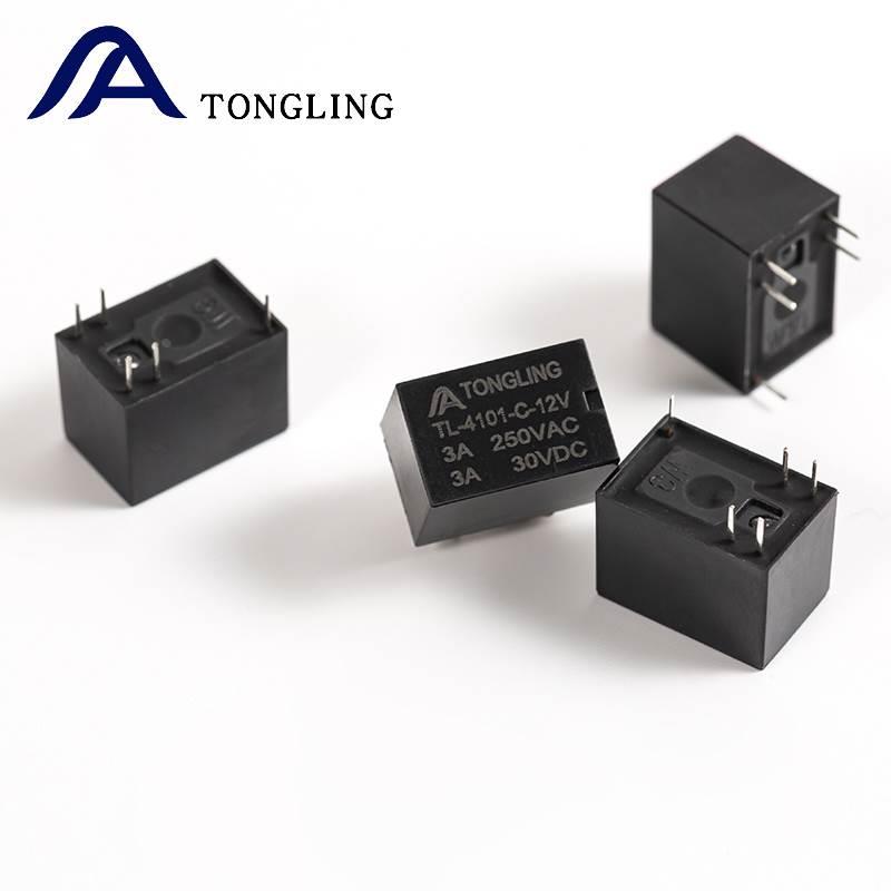 通灵工厂直流4100小型信号继电器3V/5V/9V/12V/24V/4101/5脚6脚3A