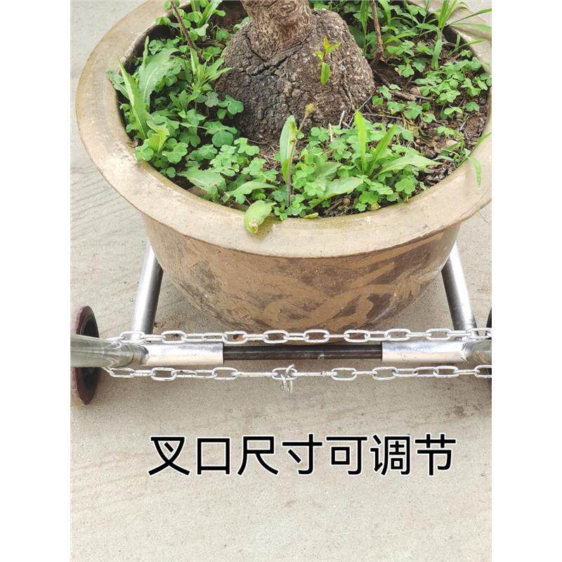 园林工具绿植盆栽移动车底盘花盆搬运托盘神器小推车龙缸园艺车大