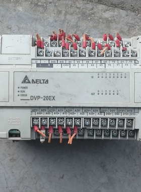 台达PLC有DVP24EX0拆机的，正常使用的，有一处破损，【议价】